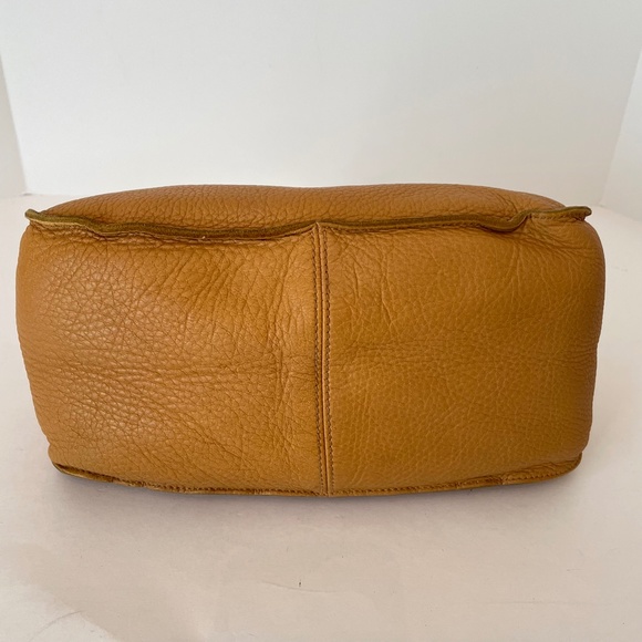 Bottega Veneta Cervo Butterscotch Brown Shoulder Hand Bag Vintage Boston - Picture 7 of 16